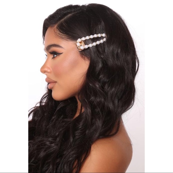 Think of Us Hair Clip Set - Gold - Fashion Nova - Picture 3 of 6